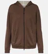 Brunello Cucinelli Luxe Zipper Pull Hoodie