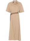 Brunello Cucinelli Women Cotton Belted Dress