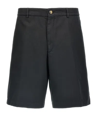 BRUNELLO CUCINELLI BRUNELLO CUCINELLI GARMENT-DYED GABARDINE BERMUDA SHORTS