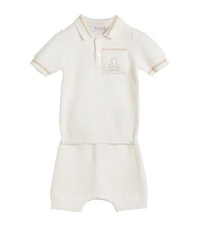 Brunello Cucinelli Kids' Cotton Bernie Polo Shirt And Shorts Set