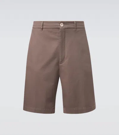 Brunello Cucinelli American Pima Cotton Bermuda Shorts Bermuda And Short Brown