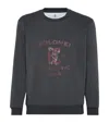 Brunello Cucinelli Solomei Athletic-club Print Sweatshirt In Black