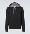 Brunello Cucinelli Leisure Zipped Sweatshirt In Black