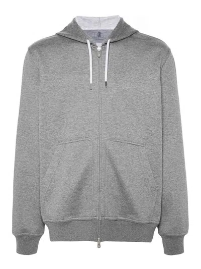 BRUNELLO CUCINELLI SUDADERA - GRIS