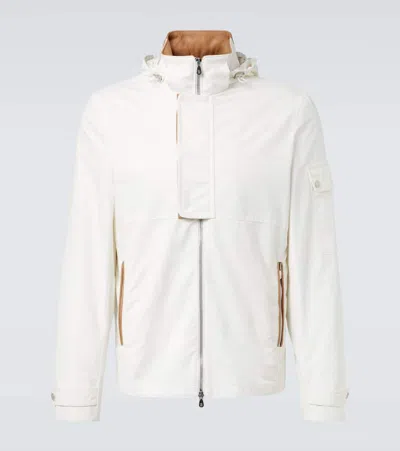 Brunello Cucinelli Cotton-blend Jacket In White