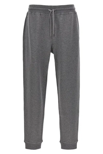 Brunello Cucinelli Cotton Blend Joggers In Gray