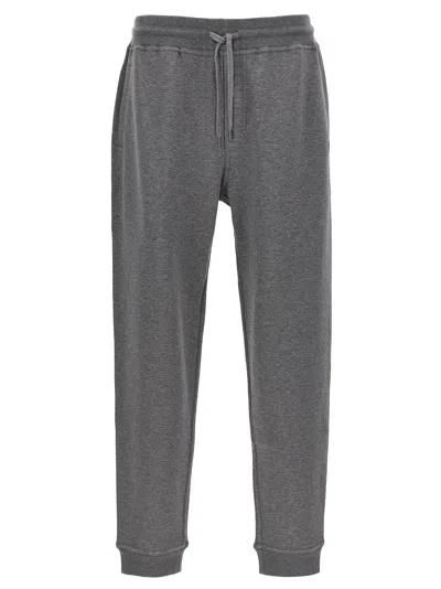 Brunello Cucinelli Cotton Blend Joggers Pants Gray