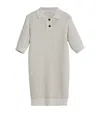 Brunello Cucinelli Cotton-blend Knit Polo Dress