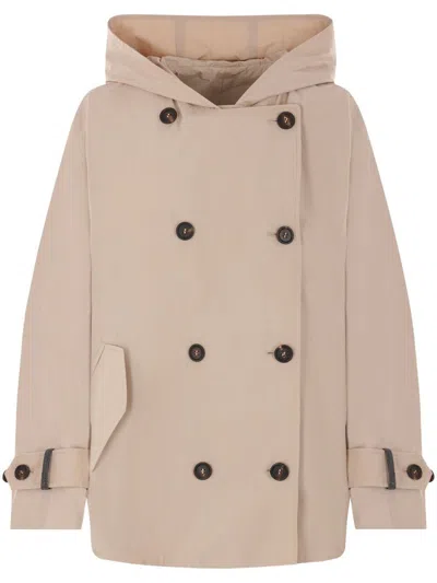 Brunello Cucinelli Cotton Blend Parka Coat