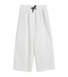 Brunello Cucinelli Cotton-blend Piqué Sweatpants In White