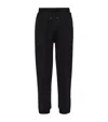 Brunello Cucinelli Cotton-blend Pleated Sweatpants In Black