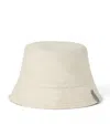 Brunello Cucinelli Cotton-blend Printed Bucket Hat In Beige