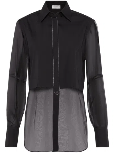 BRUNELLO CUCINELLI BRUNELLO CUCINELLI COTTON BLEND SHIRT
