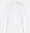 Brunello Cucinelli Cotton-blend Shirt In White