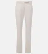 BRUNELLO CUCINELLI COTTON-BLEND SLIM trousers