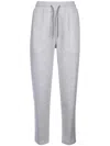 Brunello Cucinelli Light Grey Cotton Blend Sweatpants