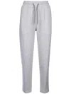 Brunello Cucinelli Light Grey Cotton Blend Sweatpants