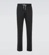 Brunello Cucinelli Cotton-blend Sweatpants In Black