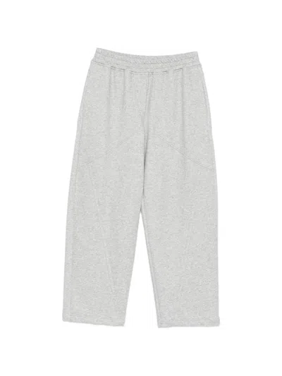 Brunello Cucinelli Cotton Blend Sweatpants In Gray