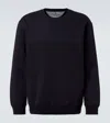 Brunello Cucinelli Men's Cotton-wool Blend Crew Neck Sweater In Blue