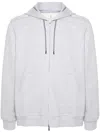 Brunello Cucinelli Double French Terry Zip-up Hooded Sweatshirt