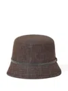 Brunello Cucinelli Cotton Bucket Hat In Gold