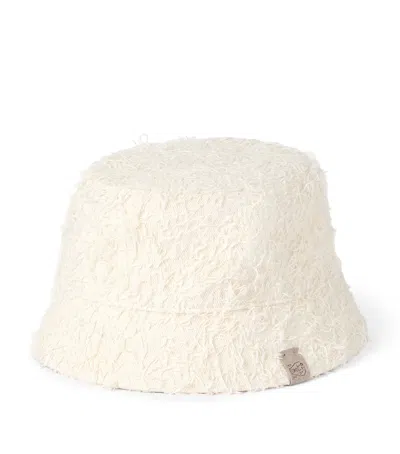 Brunello Cucinelli Cotton Bucket Hat In Sand