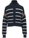 Brunello Cucinelli Cotton Cardigan In Blue