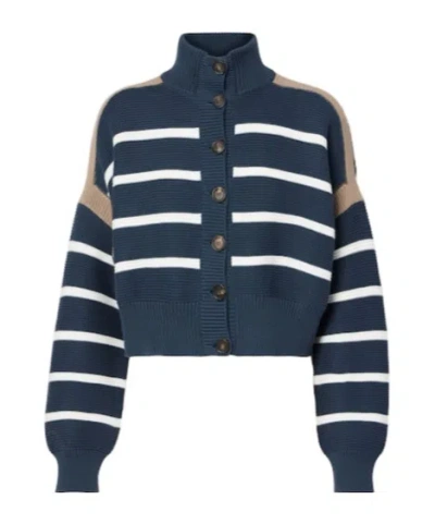 Brunello Cucinelli Cotton Cardigan In Animal Print