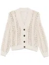 Brunello Cucinelli Cotton Cardigan In Neutrals