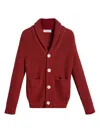 Brunello Cucinelli Cotton Cardigan In Red