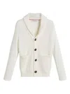 Brunello Cucinelli Cotton Cardigan In White