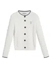 Brunello Cucinelli Cotton Cardigan In White