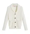 Brunello Cucinelli Cotton Cardigan In White