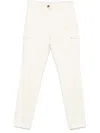 Brunello Cucinelli Light Beige Cargo Pants With Pockets In Neutrals