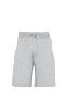 Brunello Cucinelli Jersey-joggingshorts Mit Kordelzugbund In Medium Grey