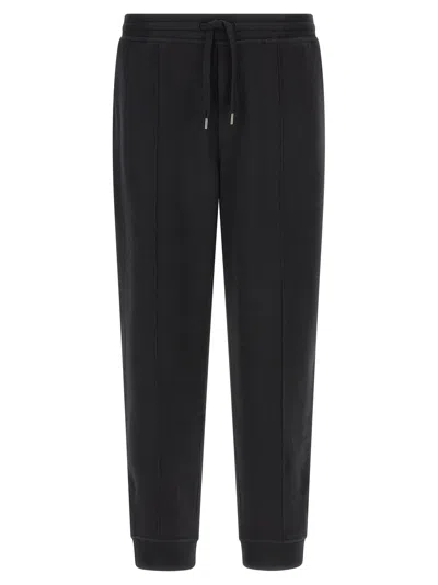 Brunello Cucinelli Men Black Regular Joggers