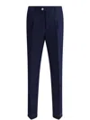 Brunello Cucinelli Belt-loop Casual Pants In Blue