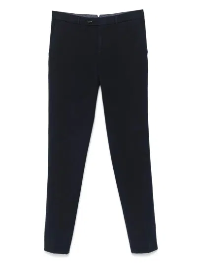 Brunello Cucinelli Cotton Chino Trousers Clothing In Black