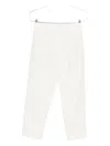 Brunello Cucinelli Cotton Chino Trousers In White