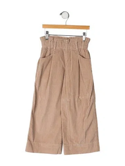 Pre-owned Brunello Cucinelli Babies' Cotton Corduraoy Pants In Neutral