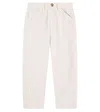 Brunello Cucinelli Cotton Corduroy Pants In Neutral