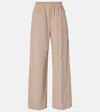 Brunello Cucinelli Cotton Corduroy Wide-leg Pants In Brown