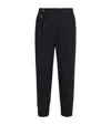 Brunello Cucinelli Cotton Crepe Batavia Leisure Trousers In Blue