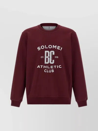 BRUNELLO CUCINELLI COTTON CREW NECK SWEATSHIRT