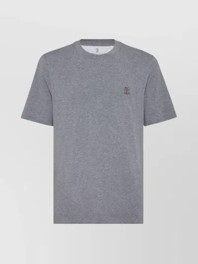 BRUNELLO CUCINELLI COTTON CREW NECK T-SHIRT