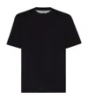 Brunello Cucinelli Cotton Crew-neck T-shirt In Black