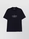 Brunello Cucinelli Cotton Crew Neck T-shirt With Graphic Print In Black