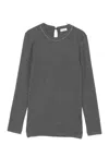 Brunello Cucinelli Cotton Crewneck Sweater In Gray
