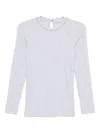Brunello Cucinelli Cotton Crewneck Sweater In White